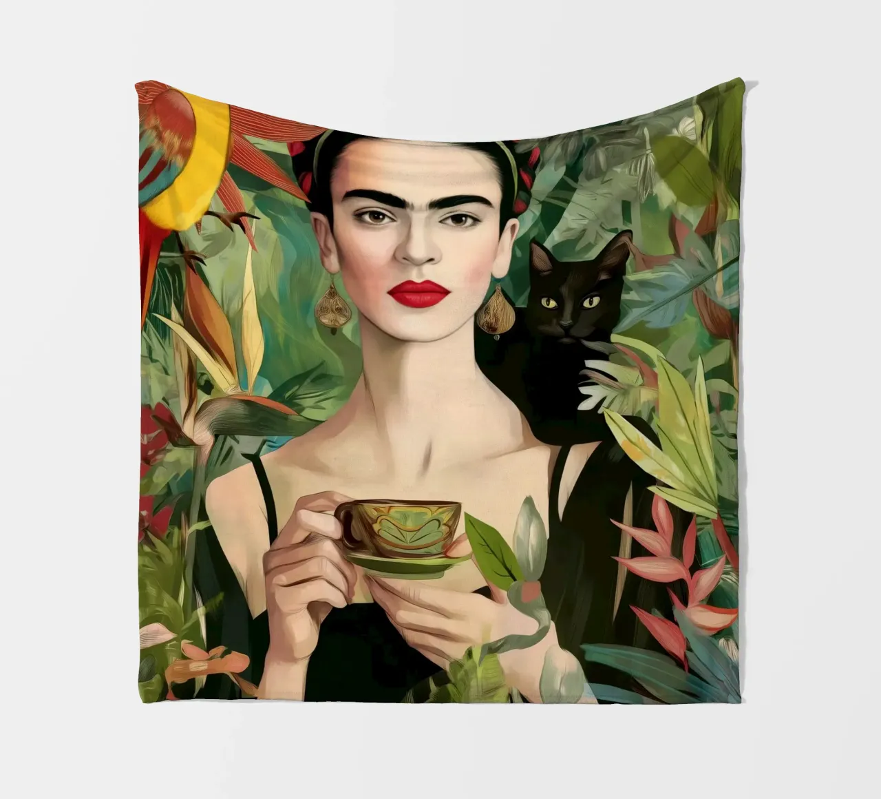 Frida in the Garden of Thoughts coperta in pile da Clara August