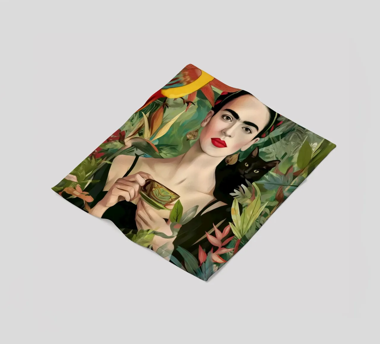 Frida in the Garden of Thoughts coperta in pile da Clara August