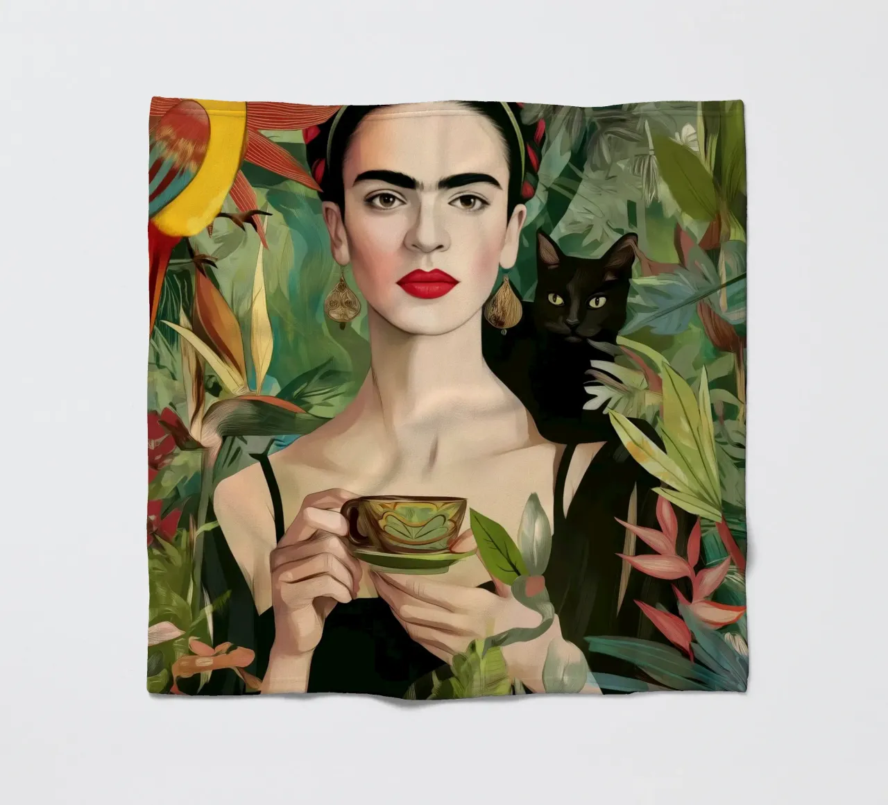 Frida in the Garden of Thoughts coperta in pile da Clara August