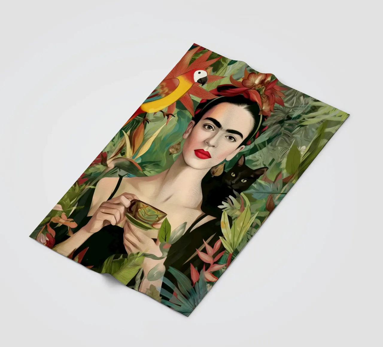 Frida in the Garden of Thoughts coperta in pile da Clara August