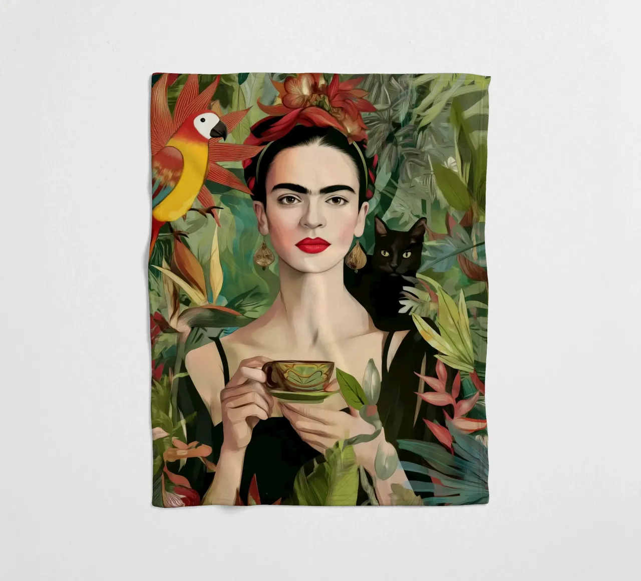 Frida in the Garden of Thoughts coperta in pile da Clara August