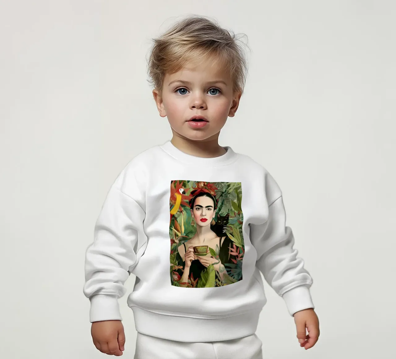 Frida in the Garden of Thoughts felpa neonato da Clara August