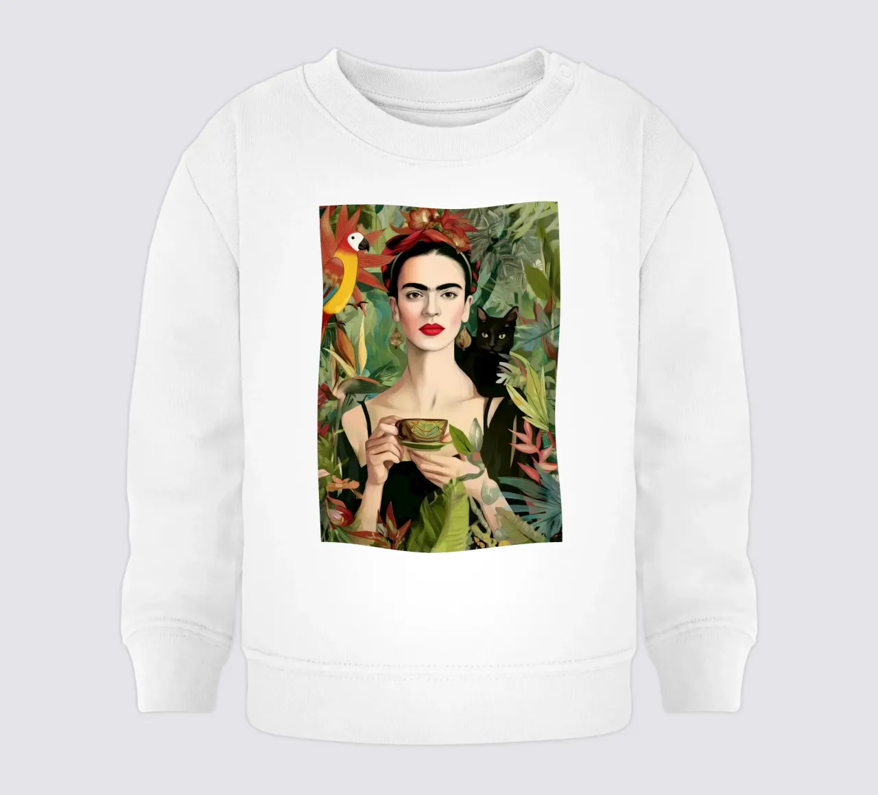 Frida in the Garden of Thoughts felpa neonato da Clara August