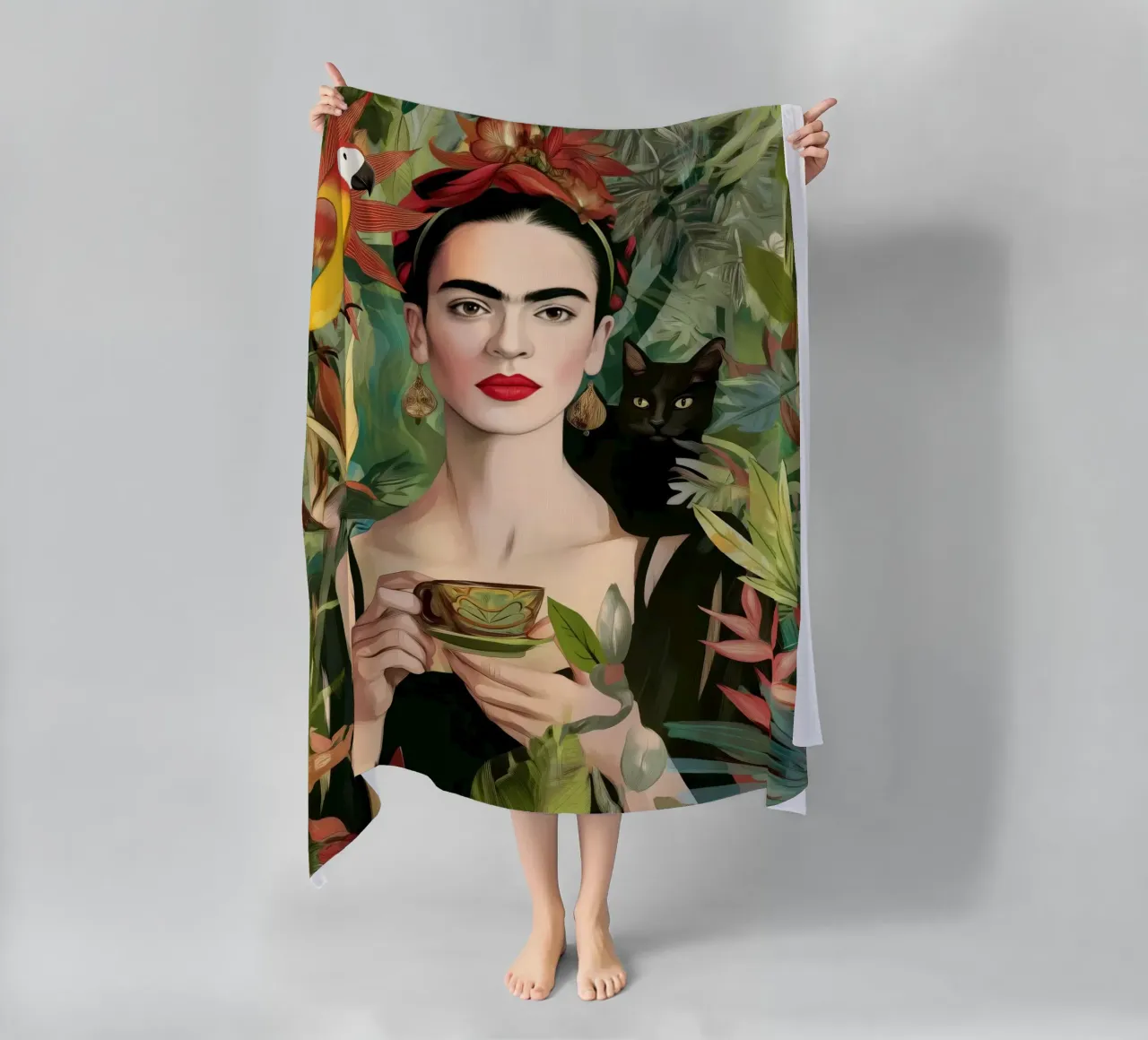 Frida in the Garden of Thoughts telo mare da Clara August