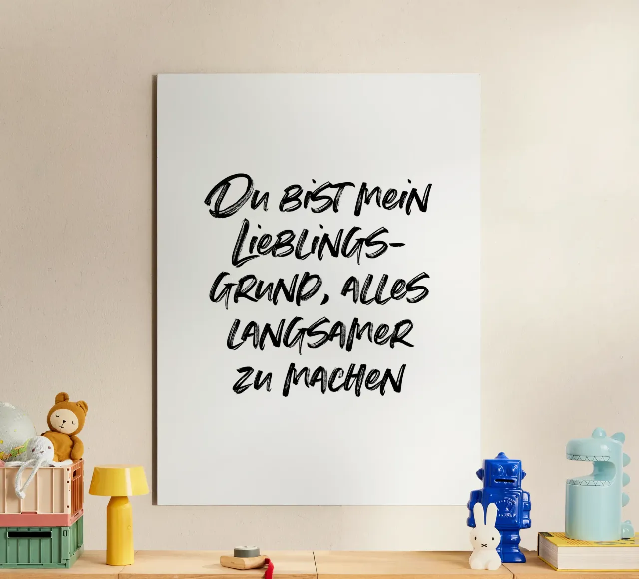 Du bist mein Lieblingsgrund, alles langsamer zu machen. pannello forex da just typo