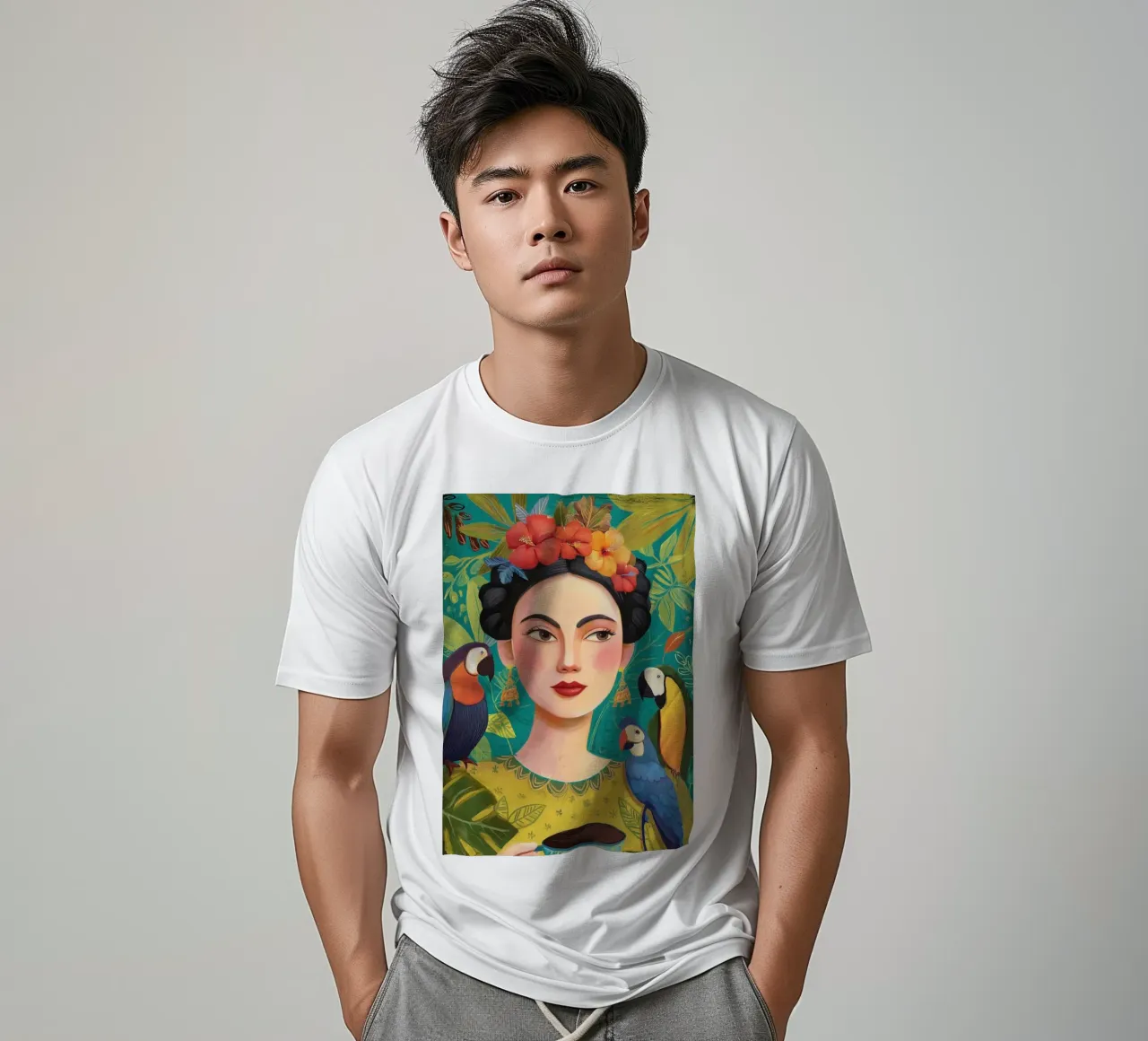Tropical Frida t-shirt da Clara August