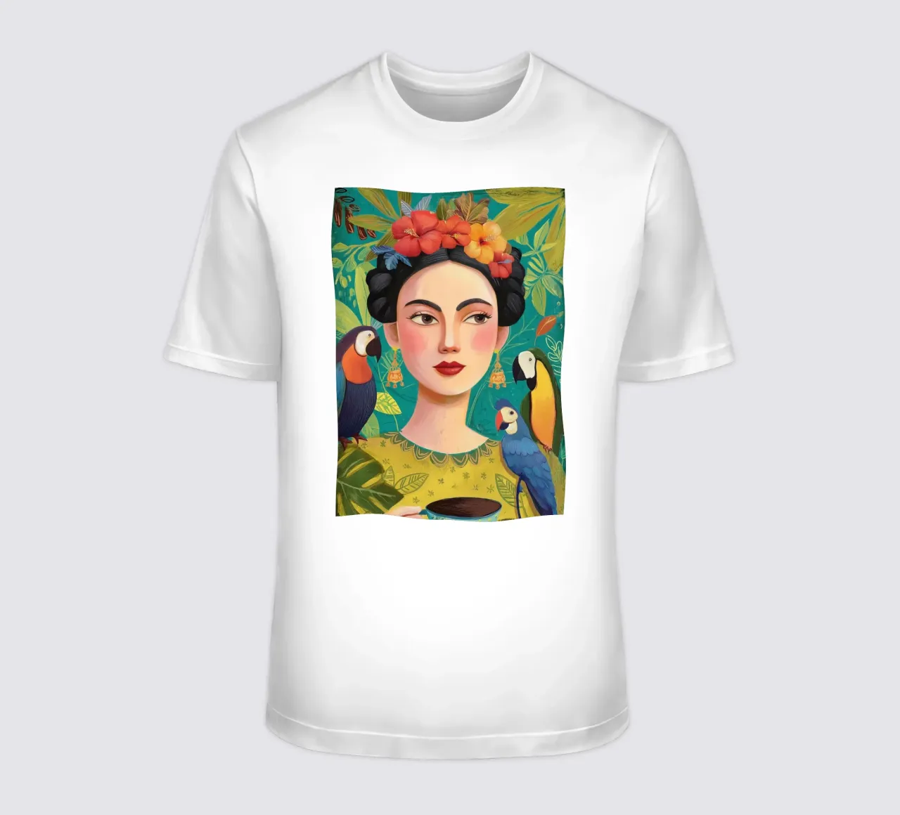 Tropical Frida t-shirt da Clara August