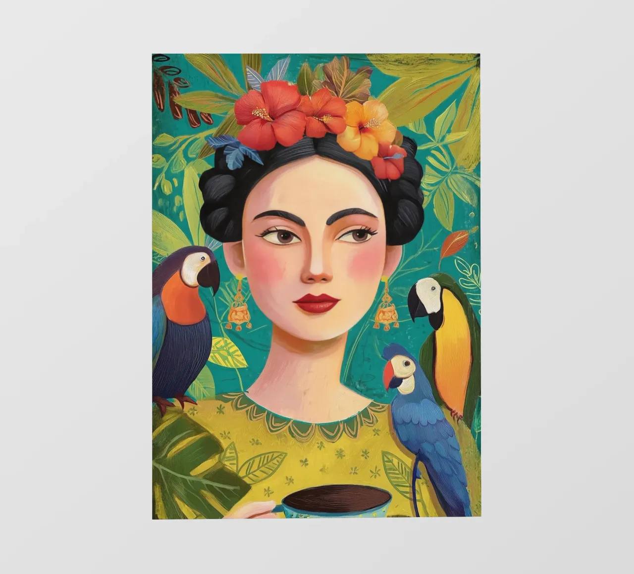 Tropical Frida pellicola backlit da Clara August