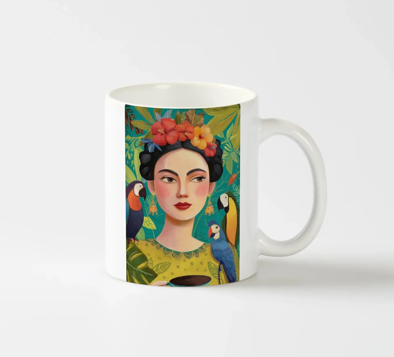 Tropical Frida tazza in ceramica da Clara August