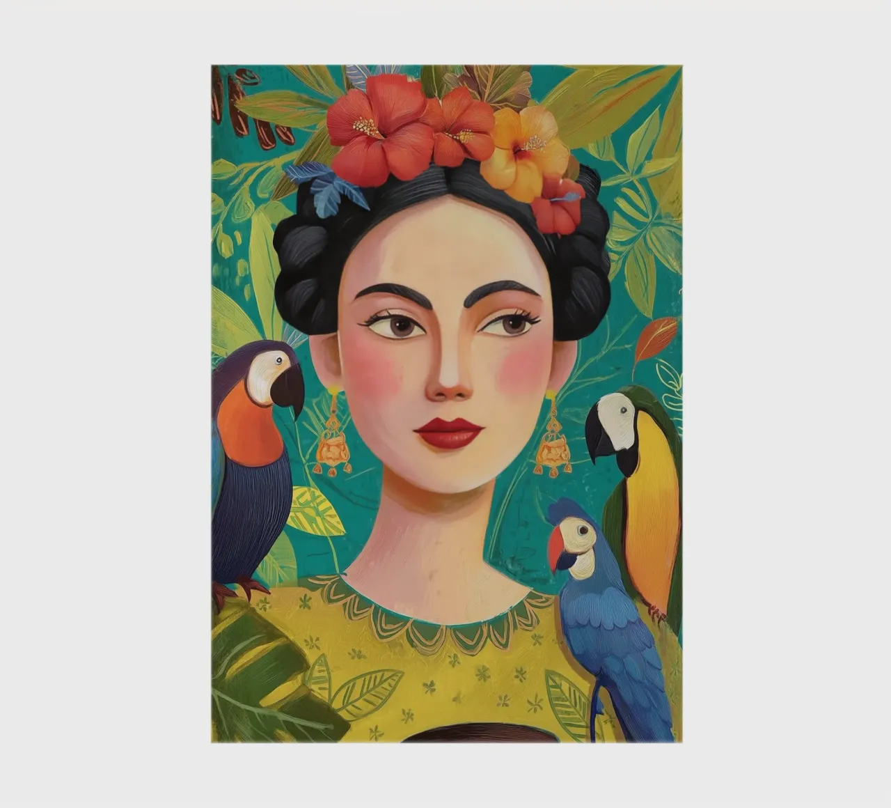 Tropical Frida Notizbuch von Clara August