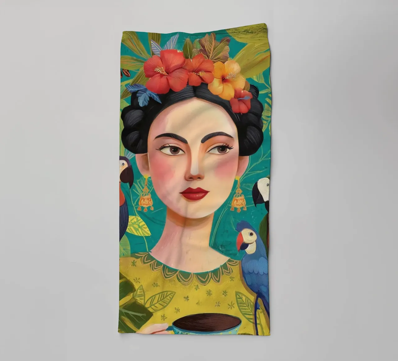 Tropical Frida asciugamano da bagno da Clara August