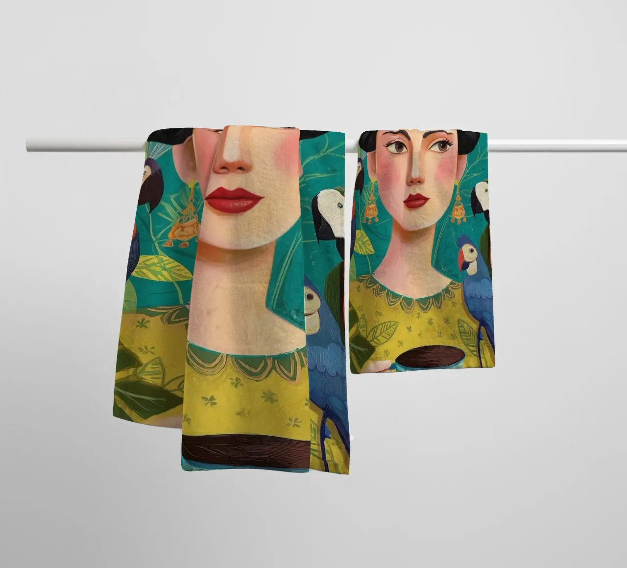 Tropical Frida asciugamano da bagno da Clara August