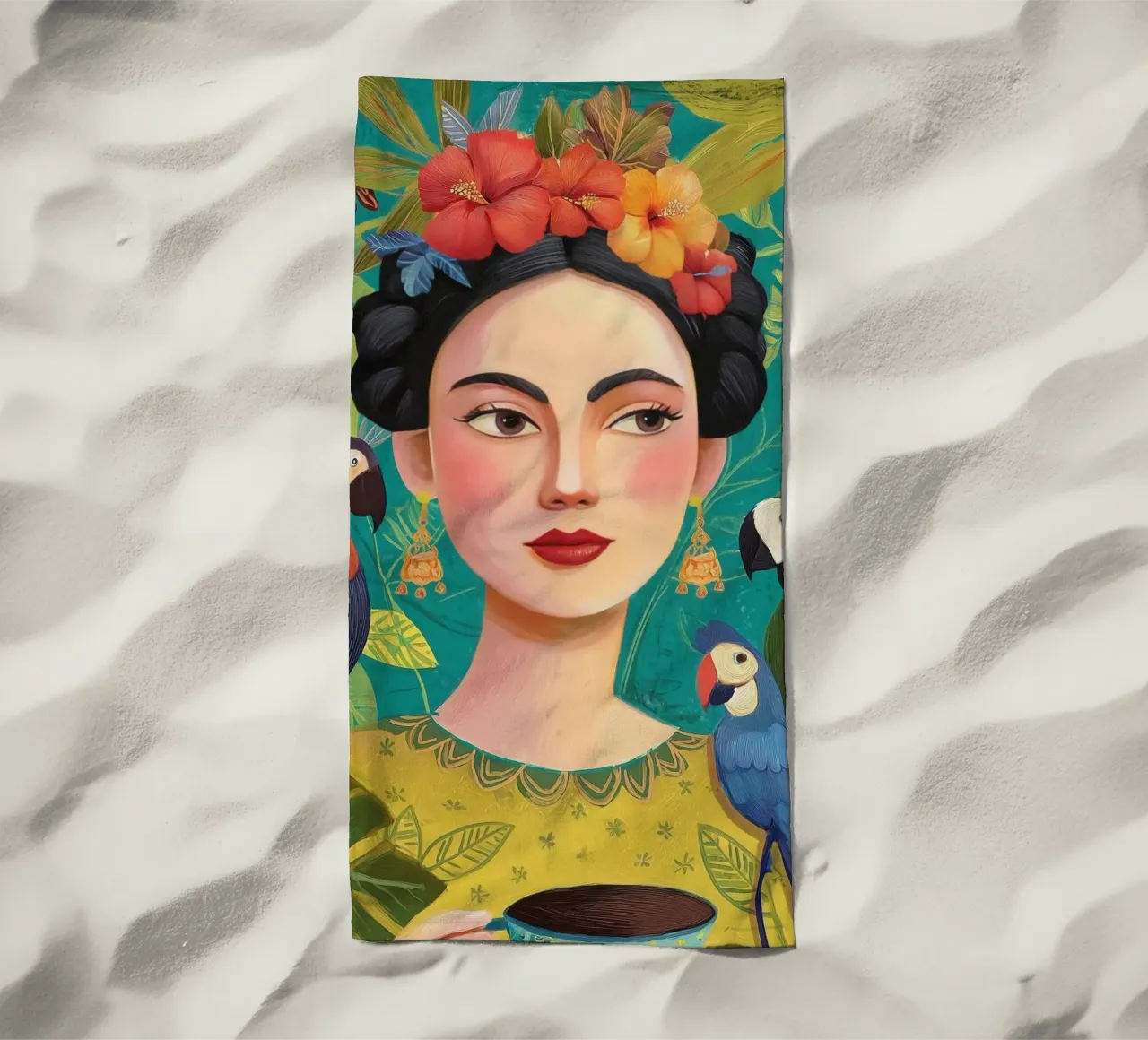Tropical Frida telo mare da Clara August