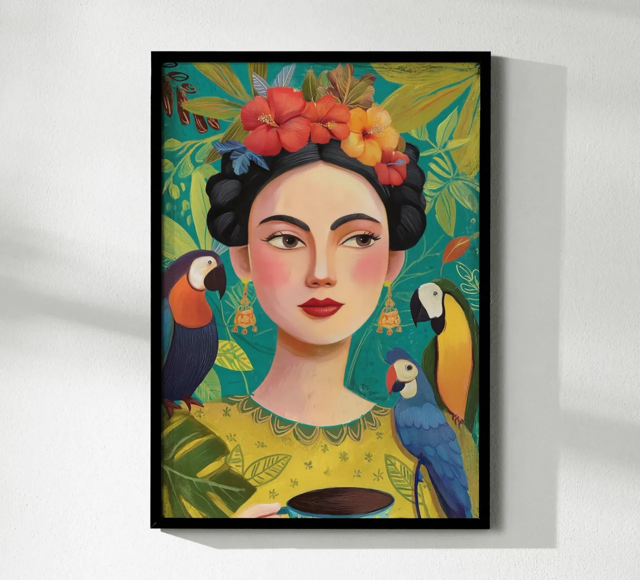 Tropical Frida carta hahnemühle da Clara August