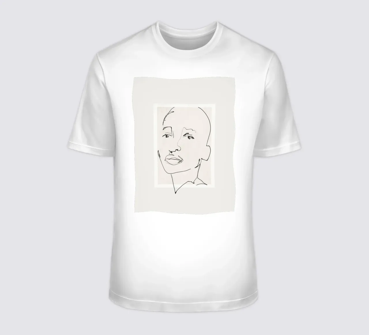 Volto tranquillo t-shirt da LeaDArt