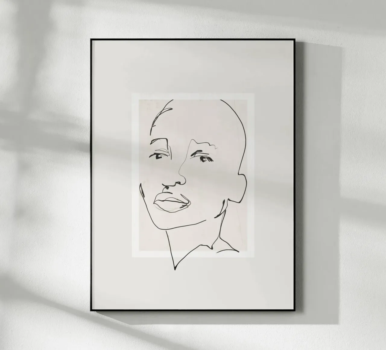 Volto tranquillo plexiglass da LeaDArt