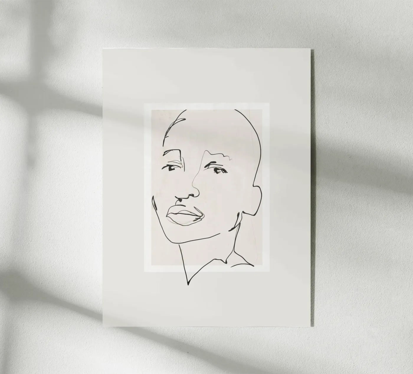 Quiet Face plexiglass da LeaDArt