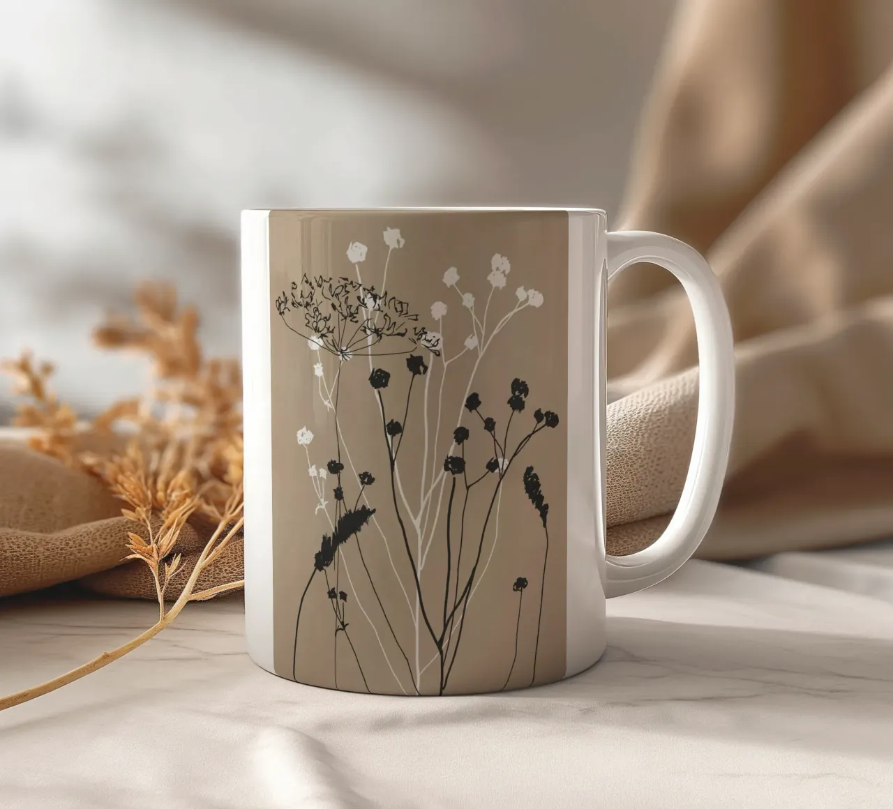 La quiete selvaggia tazza in ceramica da LeaDArt