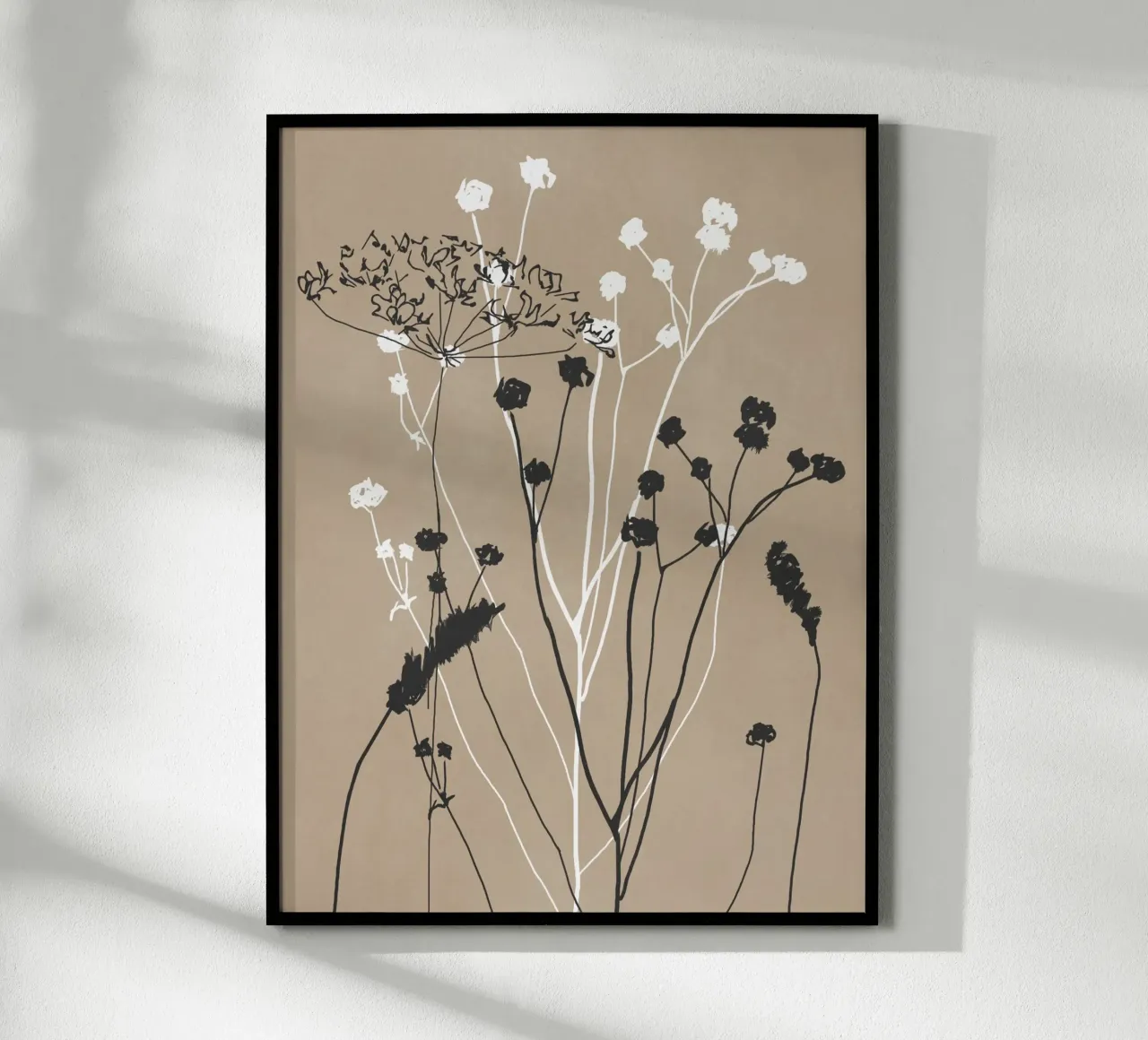 Quietud salvaje poster con marco de madera de LeaDArt