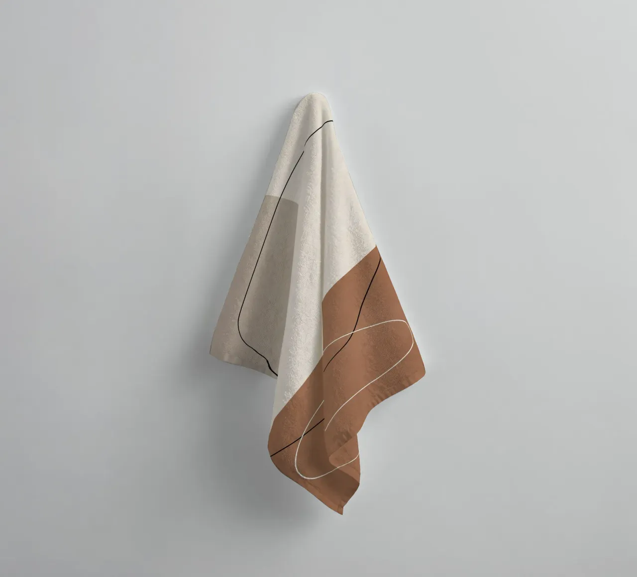 Silenzio organico asciugamano da bagno da LeaDArt