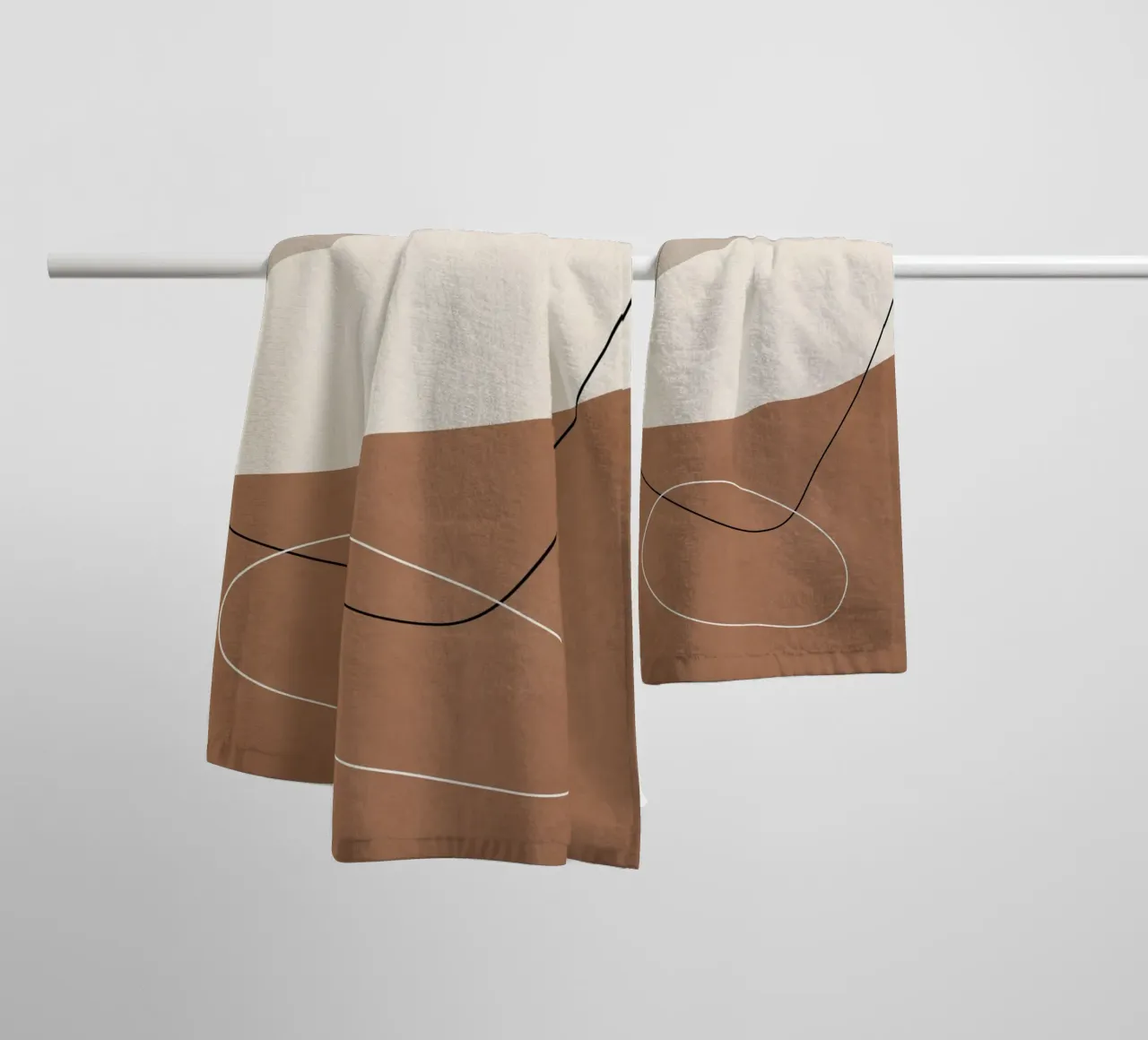 Silenzio organico asciugamano da bagno da LeaDArt