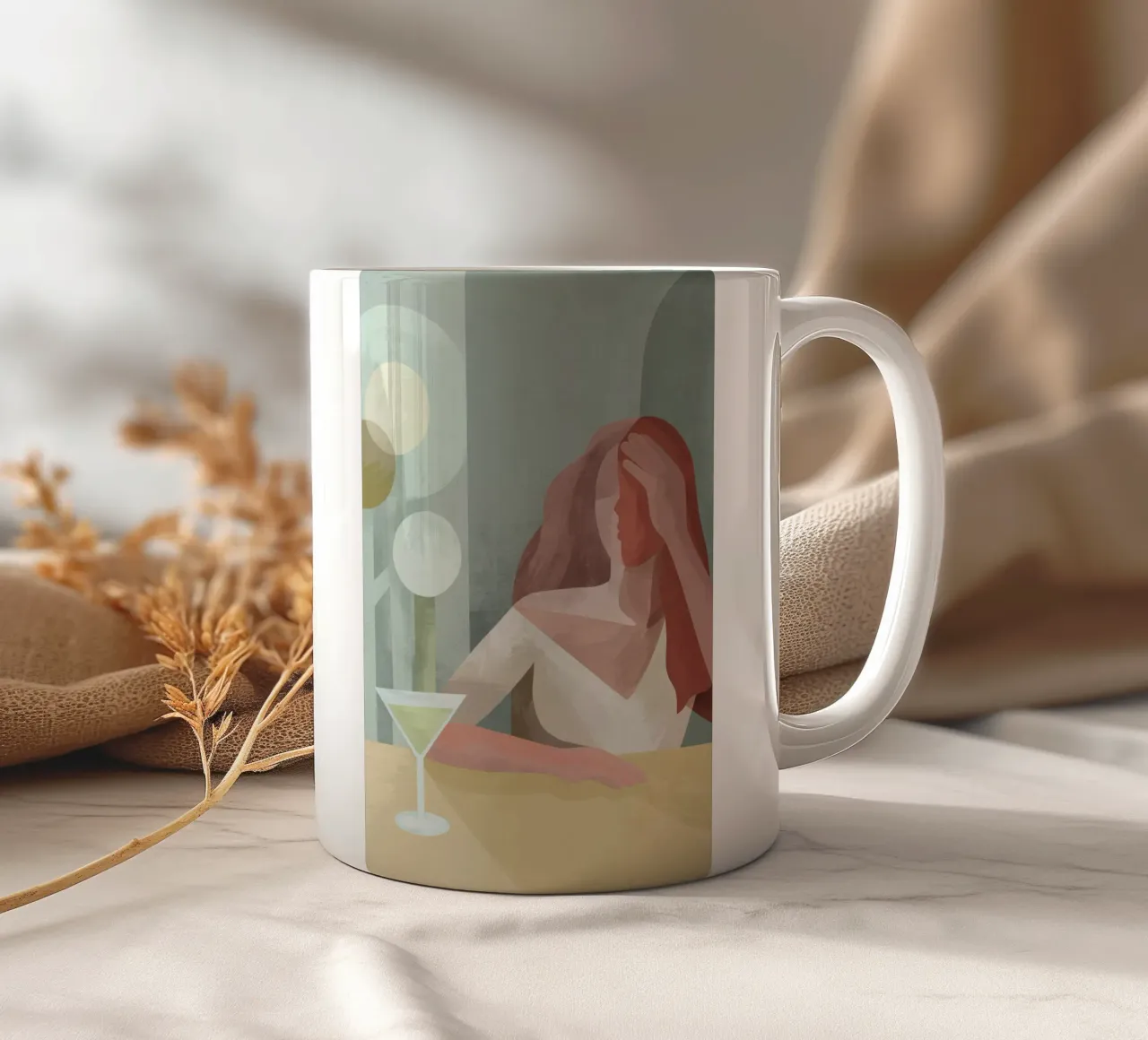 The Exhausted Mother tazza in ceramica da Goed Blauw