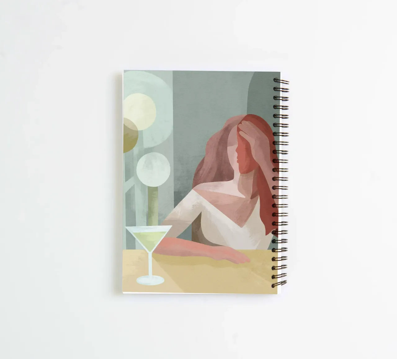 The Exhausted Mother spiral notebook by Goed Blauw