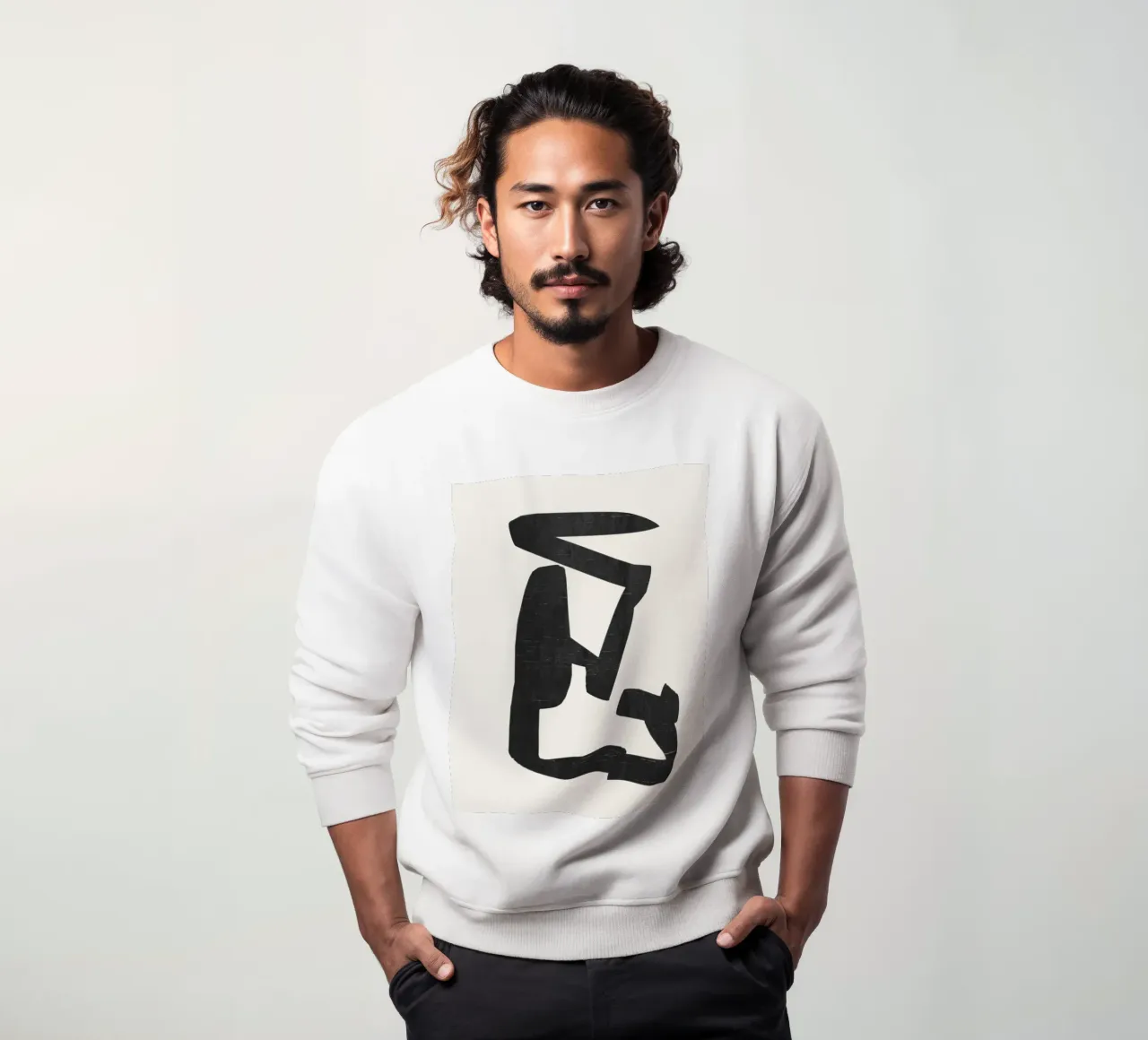 Black Form sweatshirt by LeaDArt