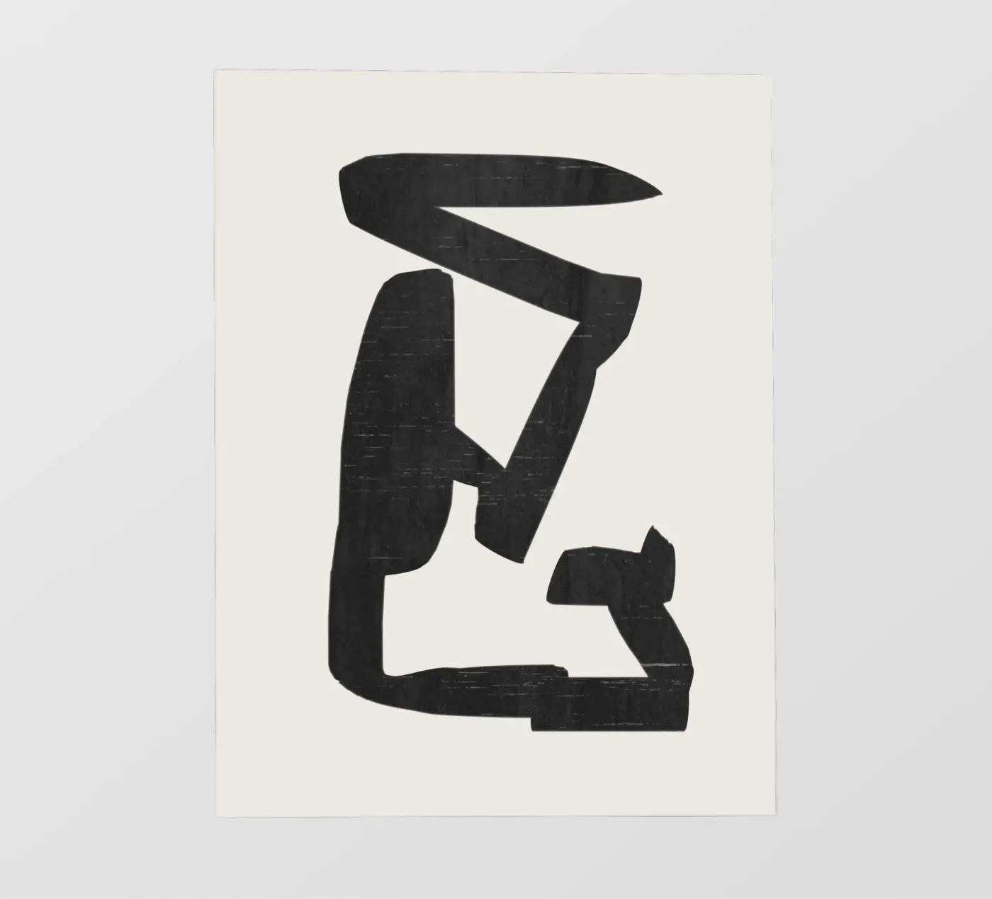 Zwarte vorm backlit folie van LeaDArt