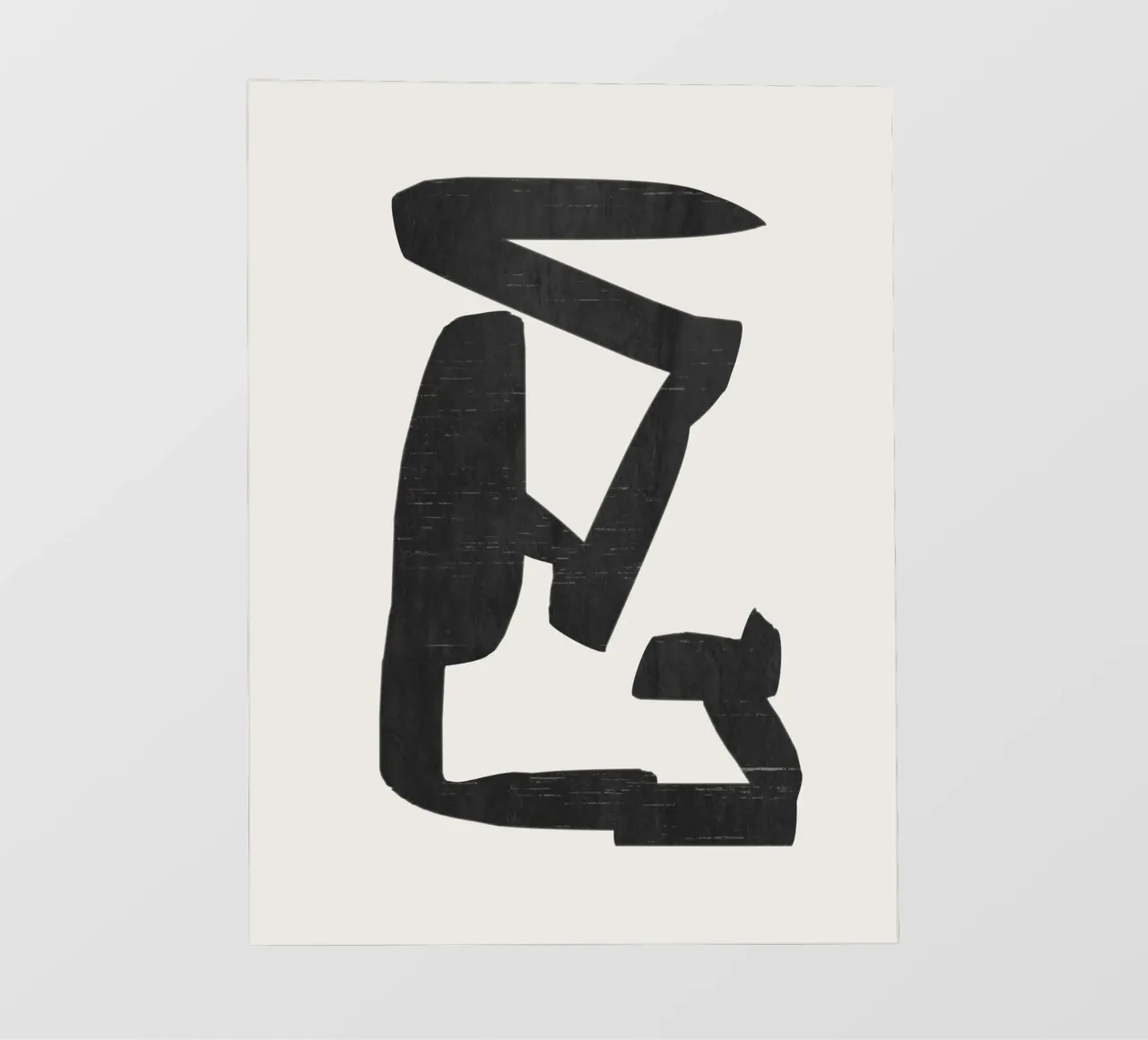 Forma nera pellicola backlit da LeaDArt