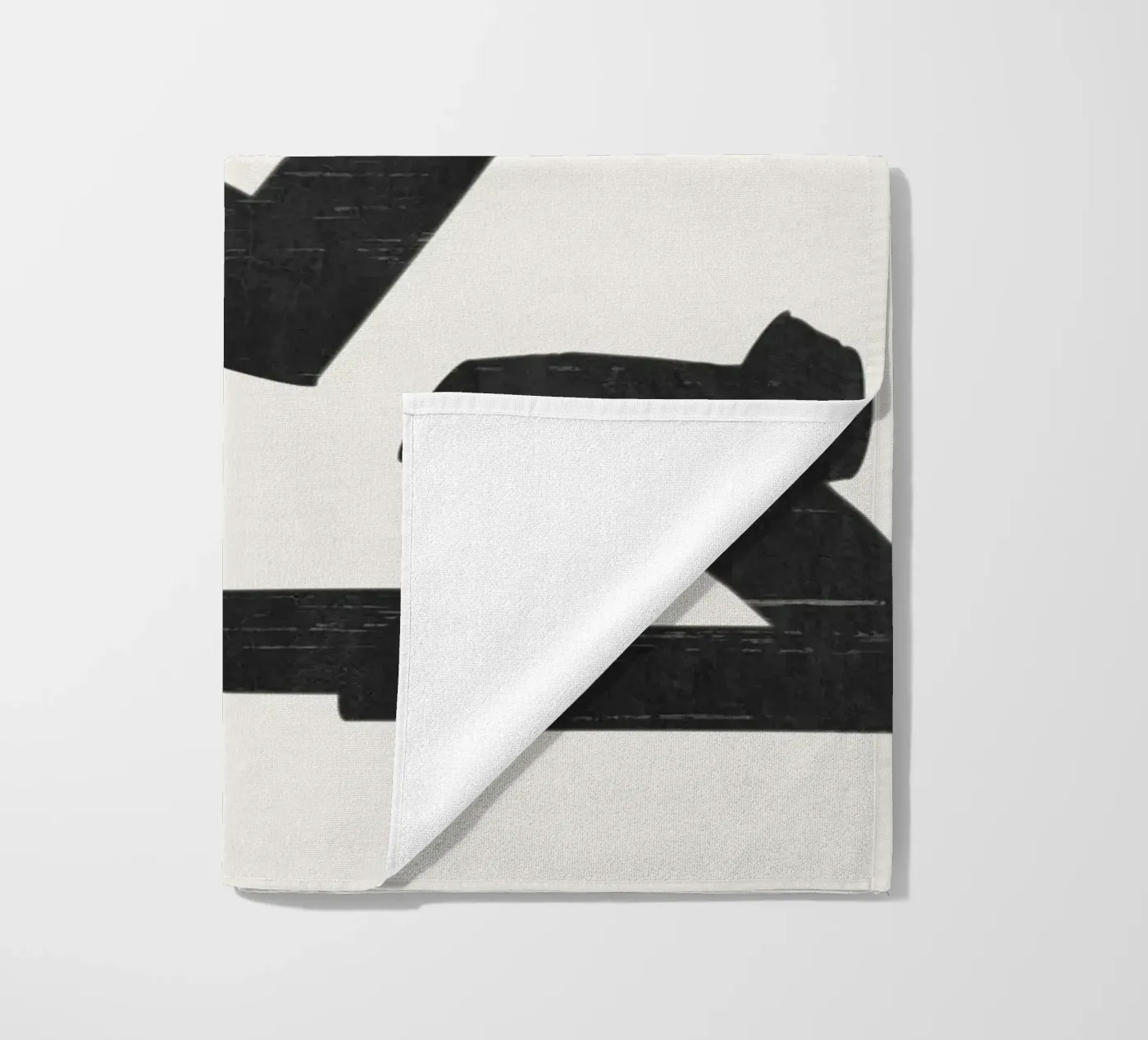 Forma nera telo mare da LeaDArt