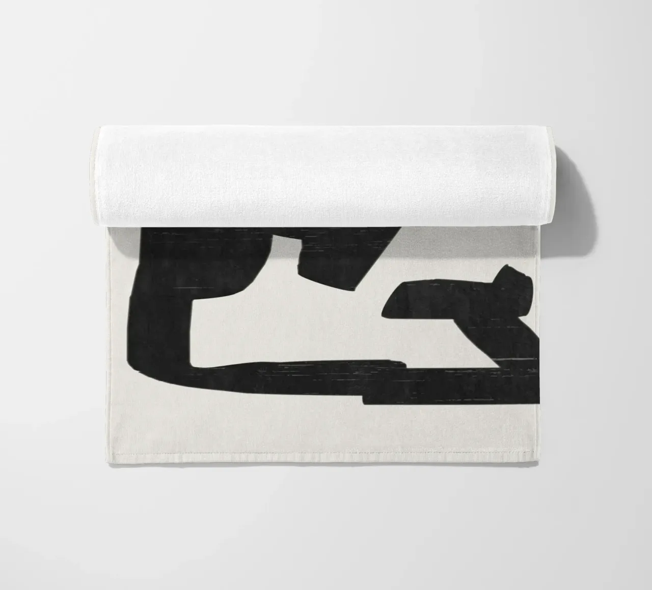 Forma nera telo mare da LeaDArt