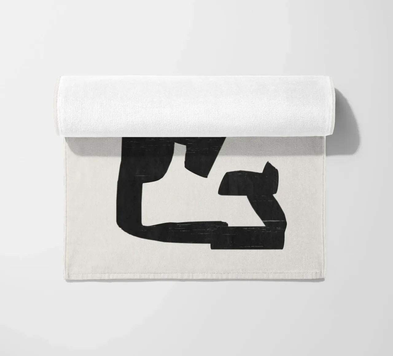 Forma nera telo mare da LeaDArt