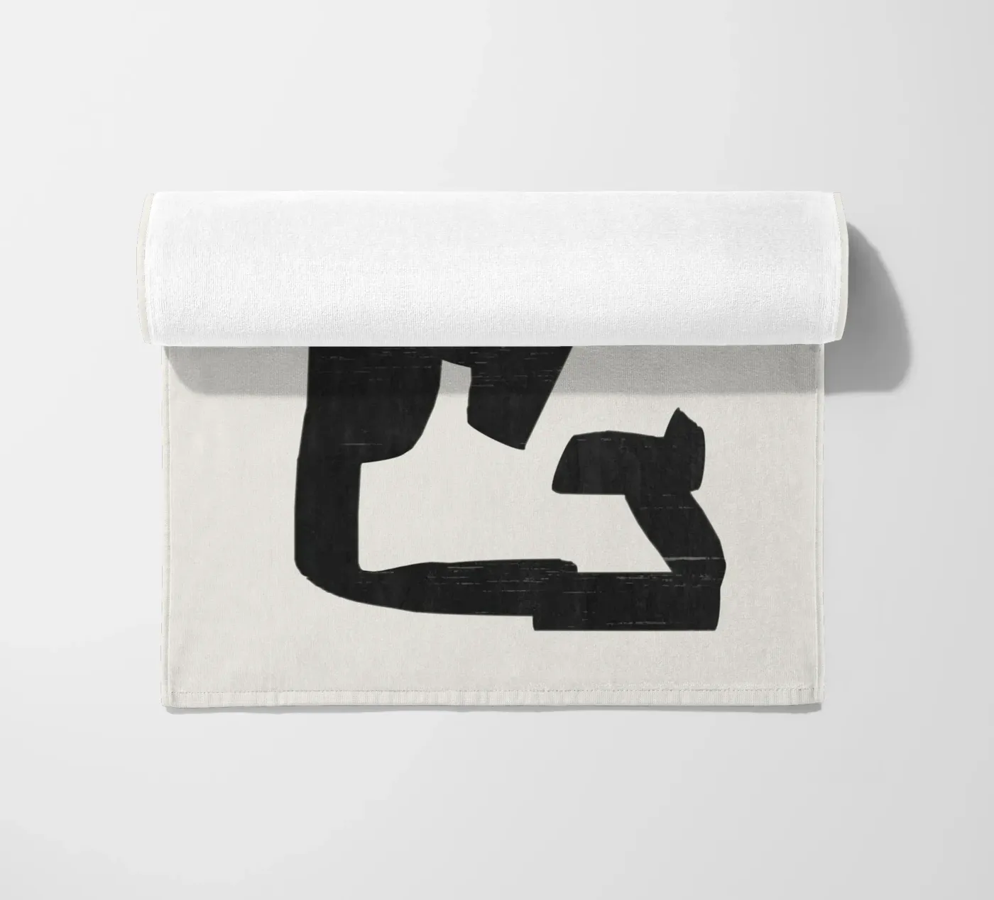 Forma nera telo mare da LeaDArt