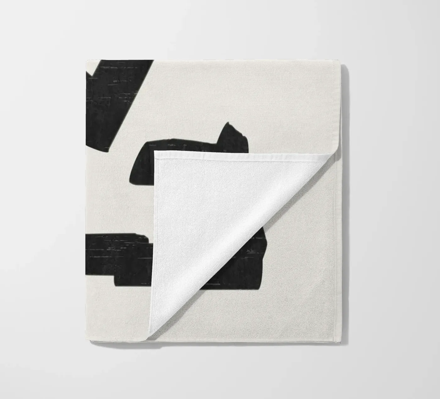 Forma nera telo mare da LeaDArt