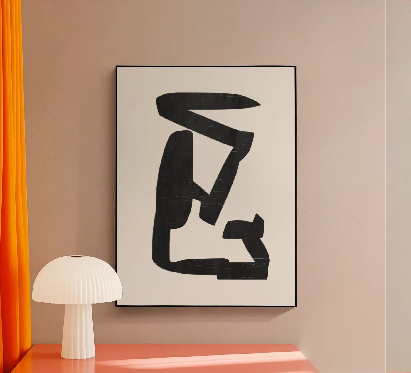 Forme noire plexiglas de LeaDArt