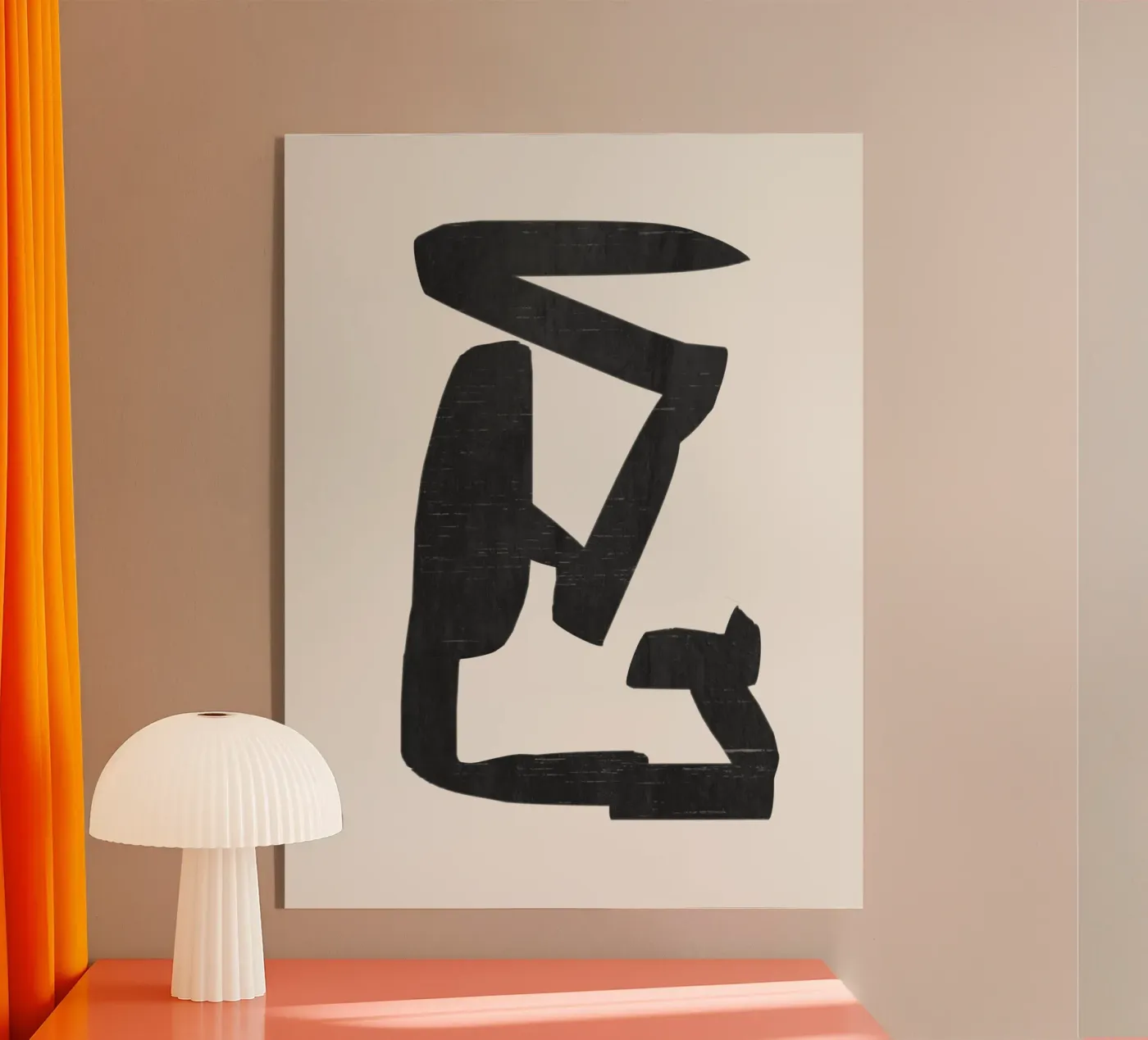 Black Form Acryl-Glas von LeaDArt