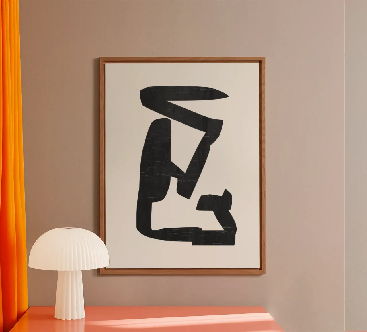 Black Form pannello forex da LeaDArt