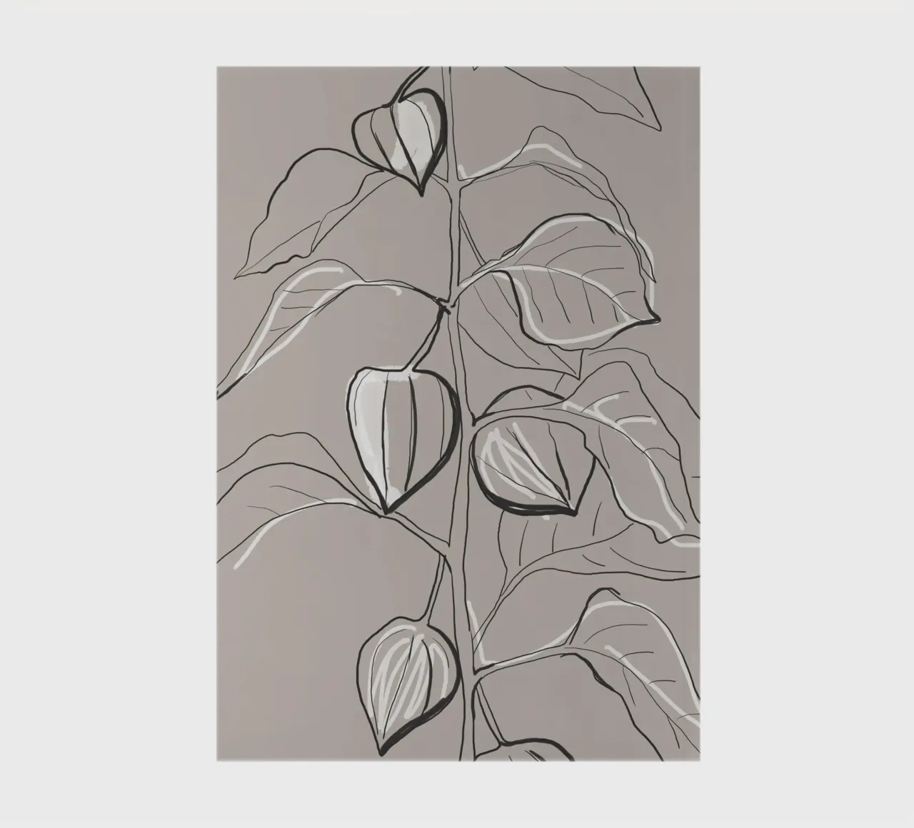 Botanic Calm notebook by LeaDArt