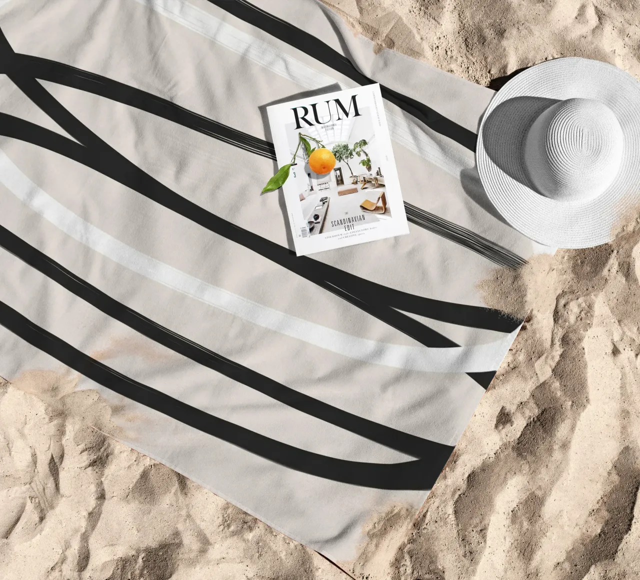 Equilibrio impilato telo mare da LeaDArt