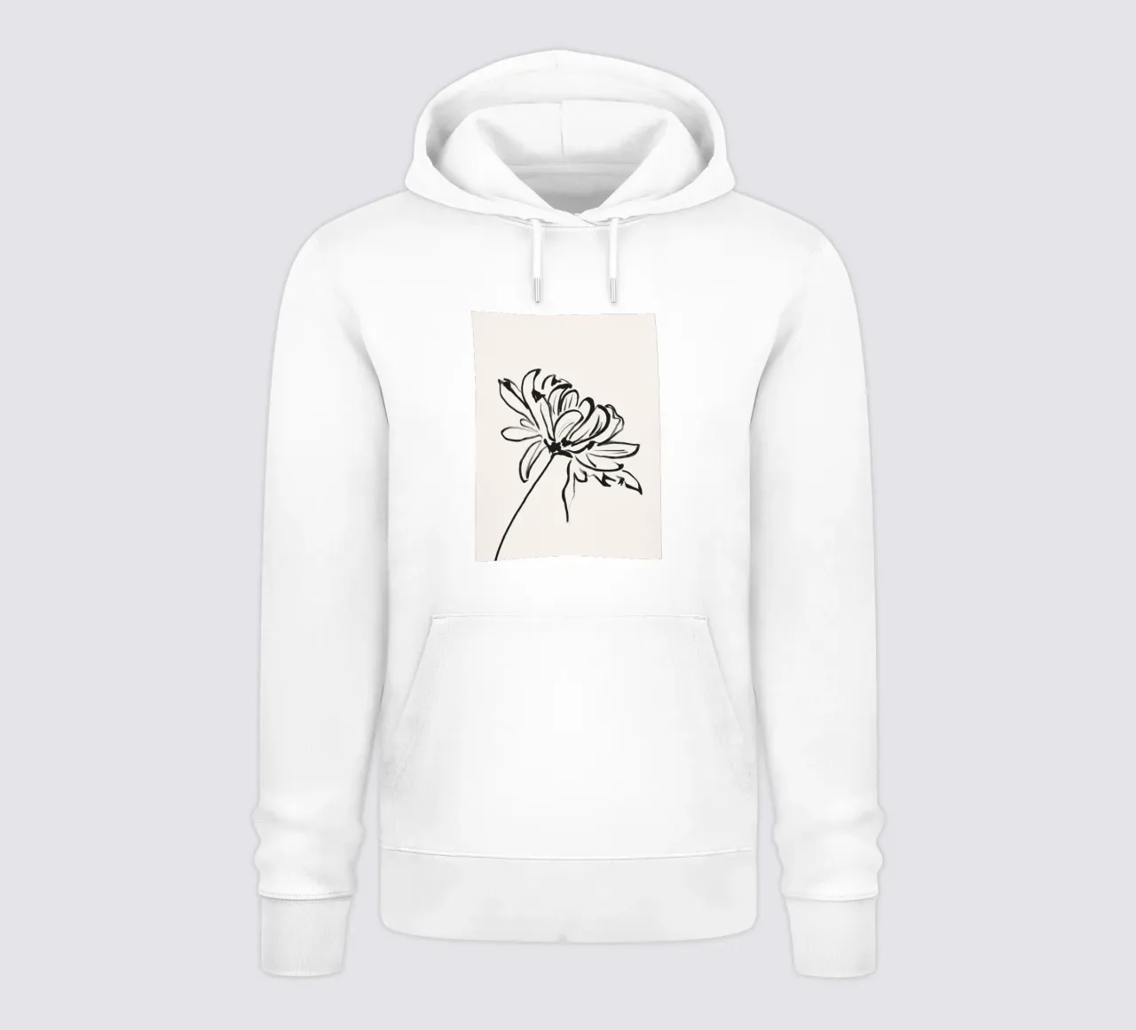 Fiore gentile felpa con cappuccio da LeaDArt