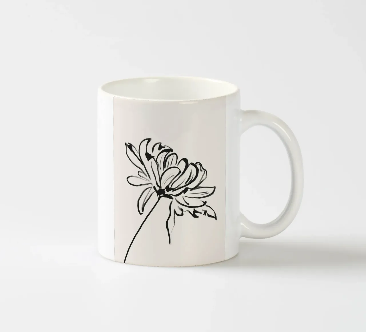Fiore gentile tazza in ceramica da LeaDArt
