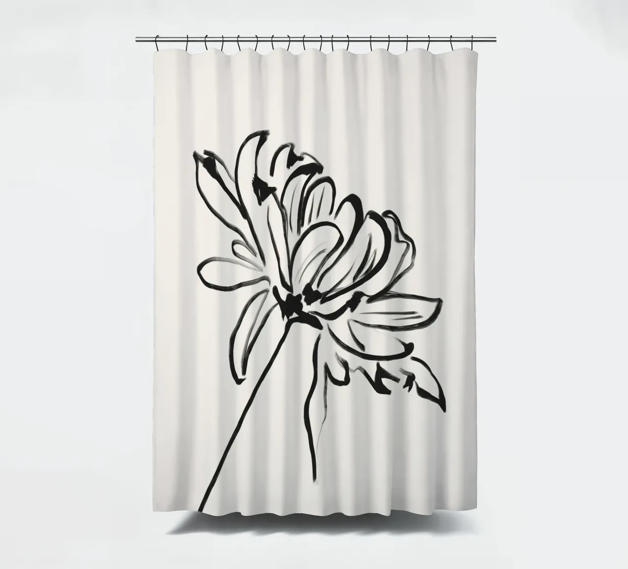 Fiore gentile tenda da doccia da LeaDArt