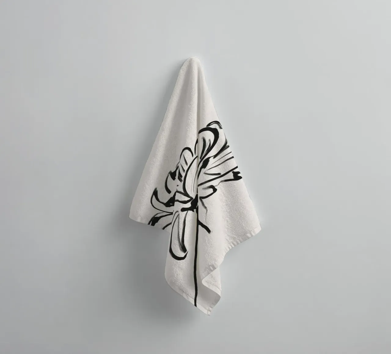 Gentle Flower towel by LeaDArt
