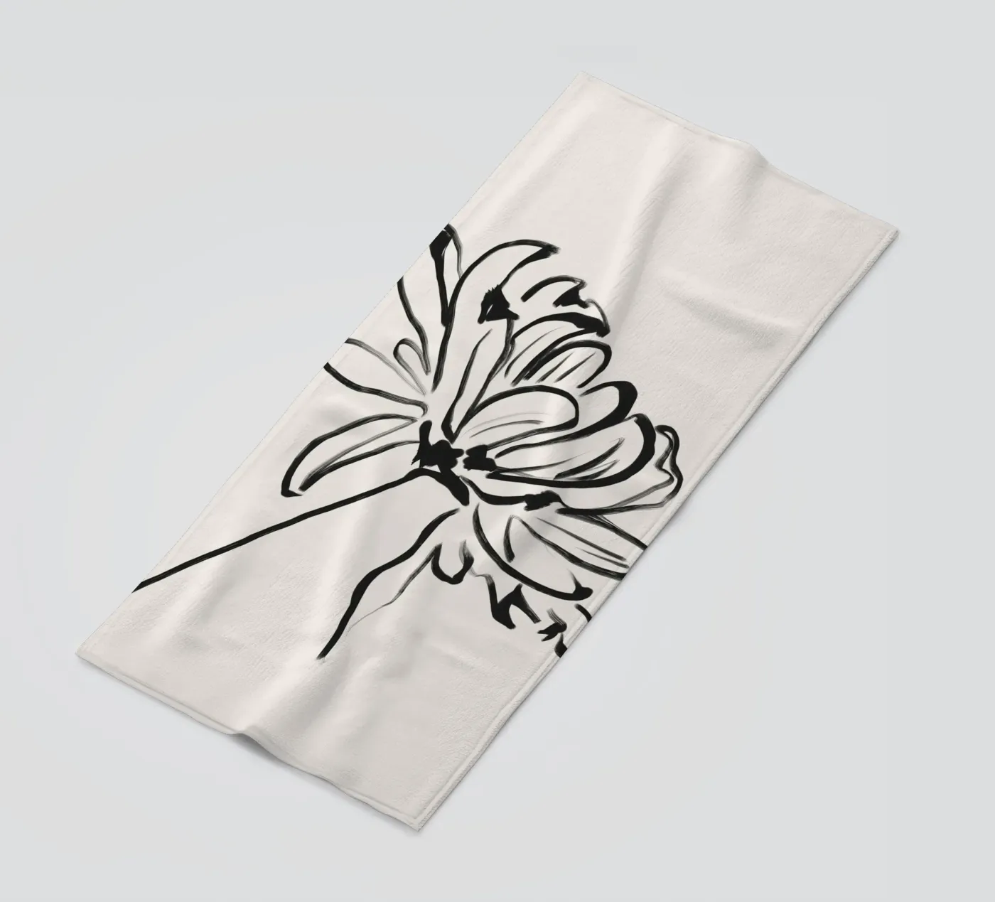 Fiore gentile telo mare da LeaDArt