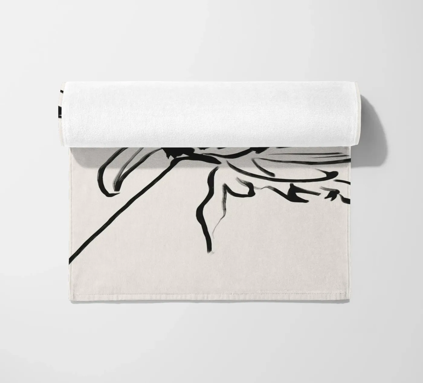 Fiore gentile telo mare da LeaDArt