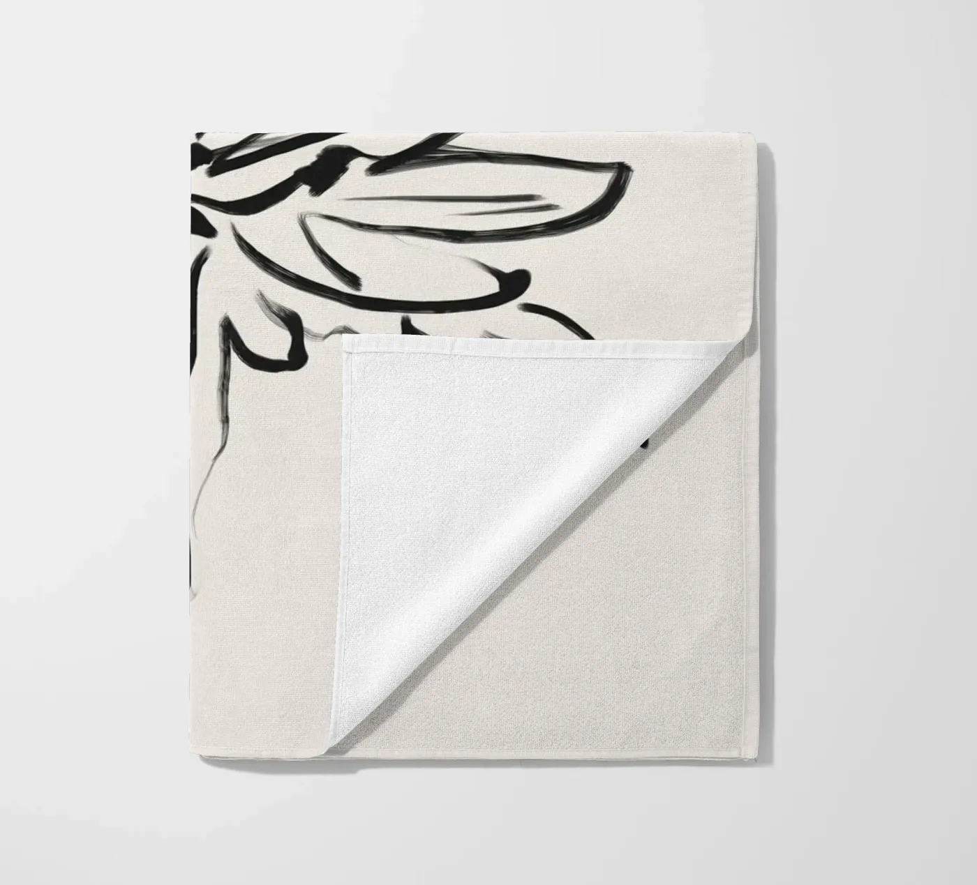 Fiore gentile telo mare da LeaDArt