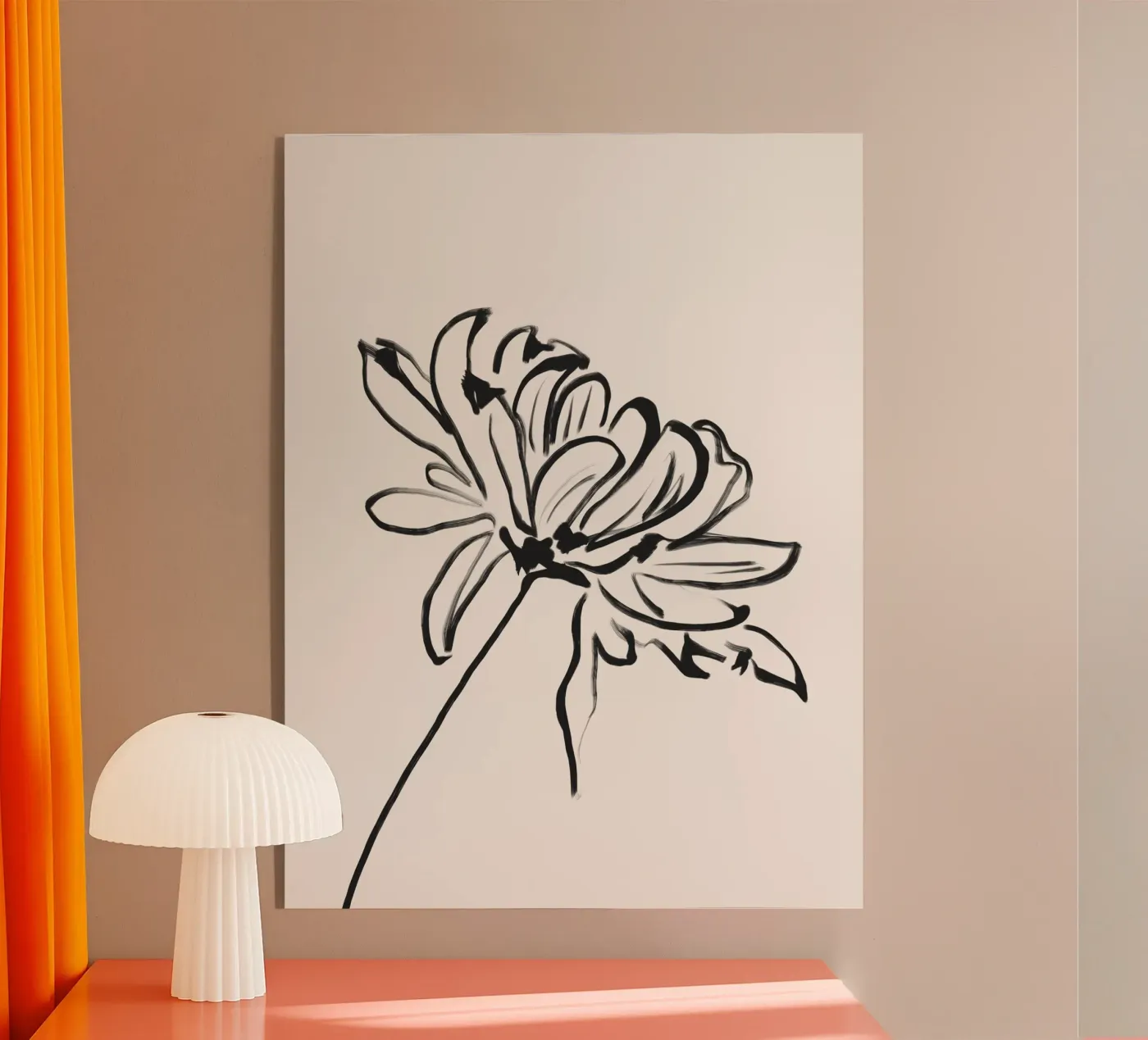 Gentle Flower plexiglass da LeaDArt