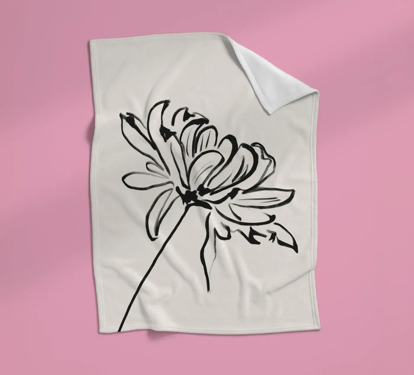 Gentle Flower Fleecedecke von LeaDArt
