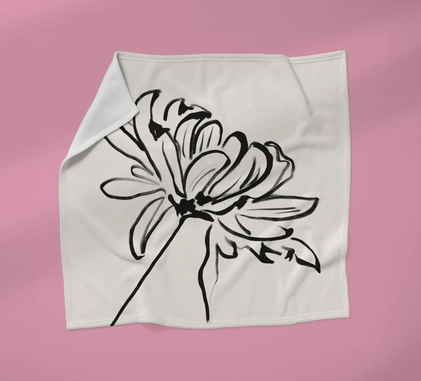 Gentle Flower Fleecedecke von LeaDArt